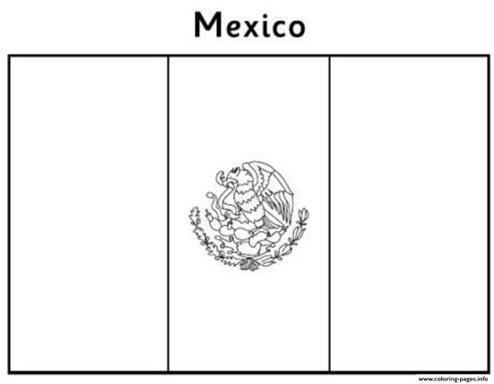 Mexican flag coloring book