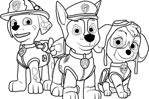 Paw patrol coloring book pdf