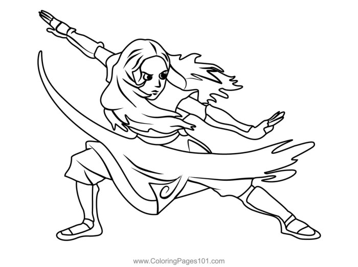 Anime boy avatar coloring page