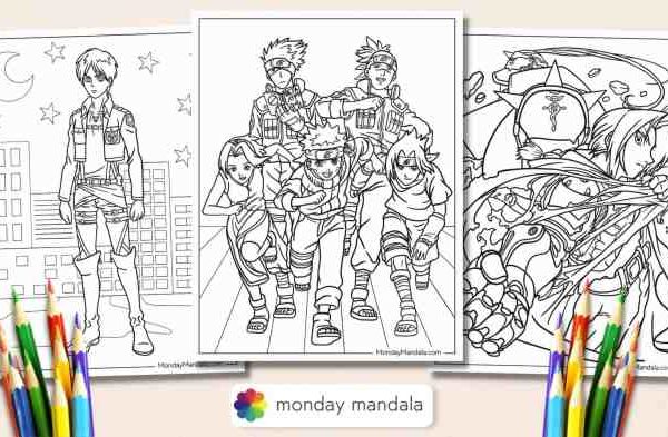 Anime coloring pages apps