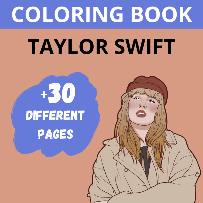 Taylor swift coloring book