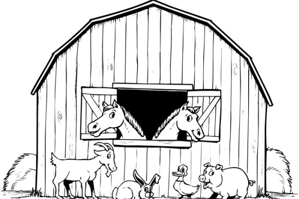 Free farm animal coloring sheets