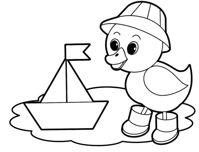 Coloring book pages easy