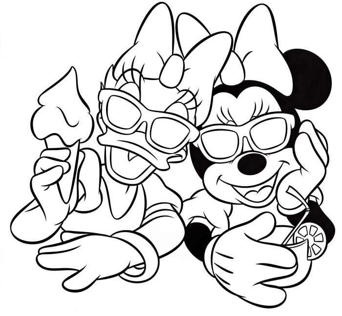 Minnie mouse coloring book