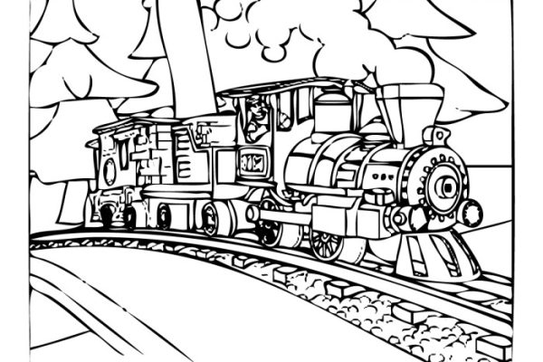 Polar express coloring book