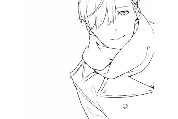 Anime coloring pages yuri on ice