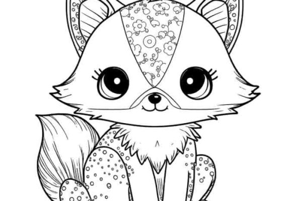 Cute baby animal coloring pics