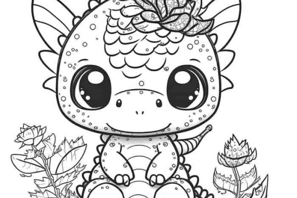 Cute animals coloring sheet