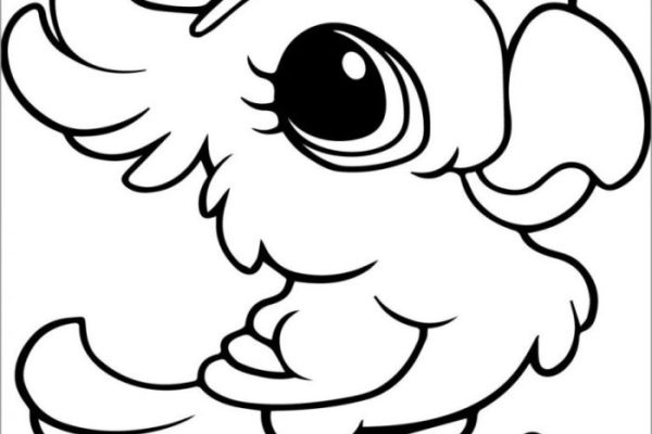 Anime animals coloring sheets