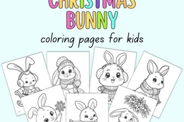 Animated christmas coloring to print