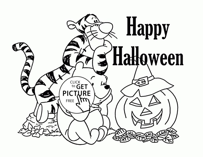 Halloween coloring book pages