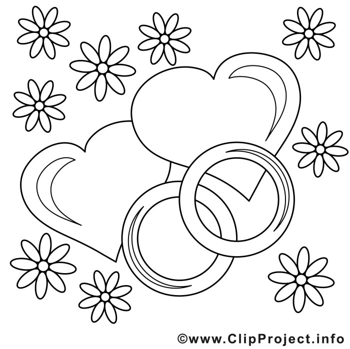 Free printable wedding coloring book