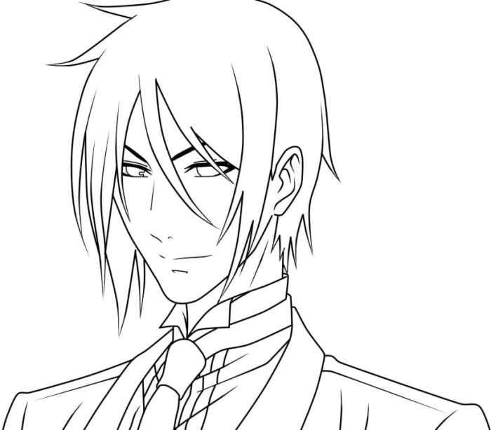 Anime black butler coloring pages