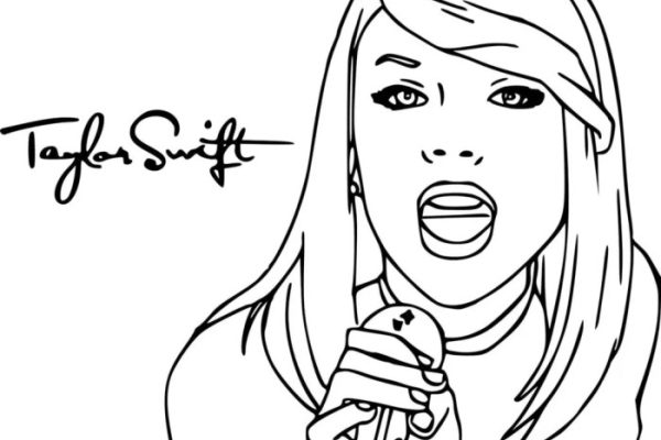 Taylor swift coloring book