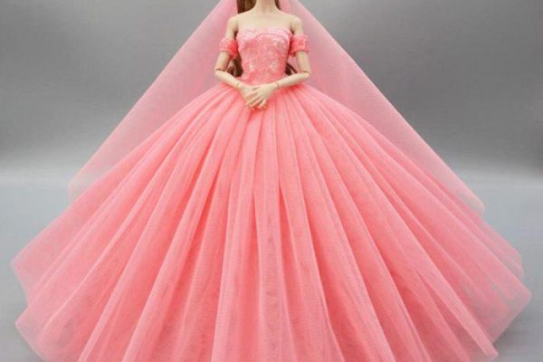 Barbie in a wedding dress