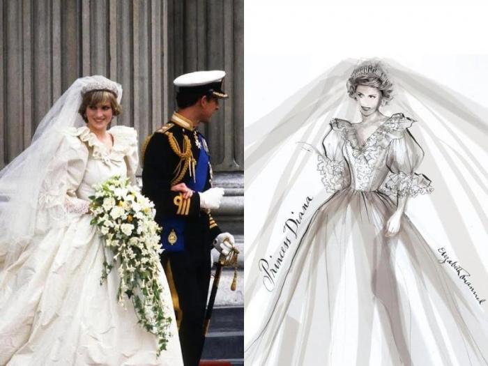 Museum princess diana wedding dress