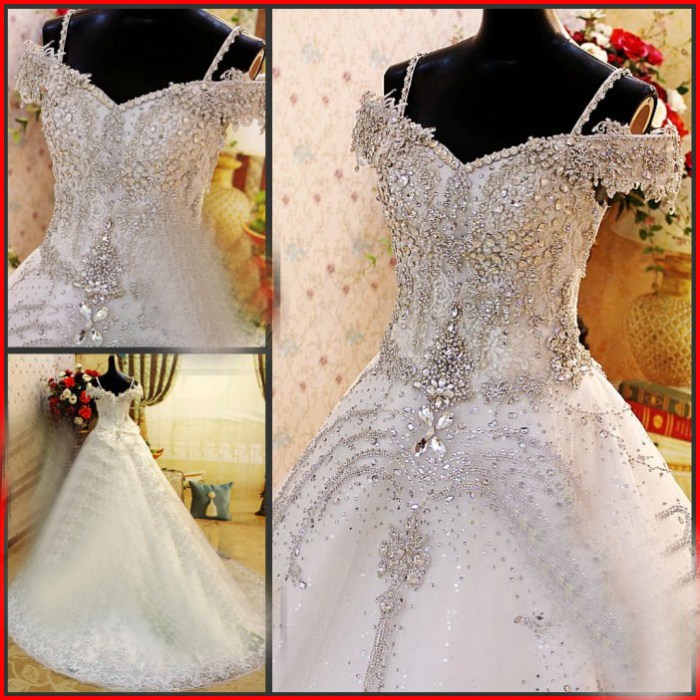 Wedding swarovski dress crystals yz bridal arrival luxurious gorgeous tumblr share