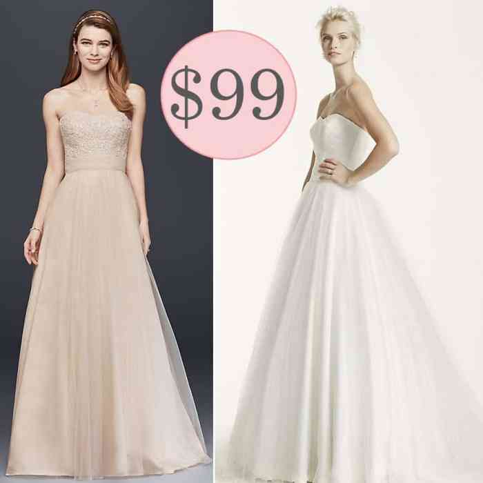 Sale on wedding dresses