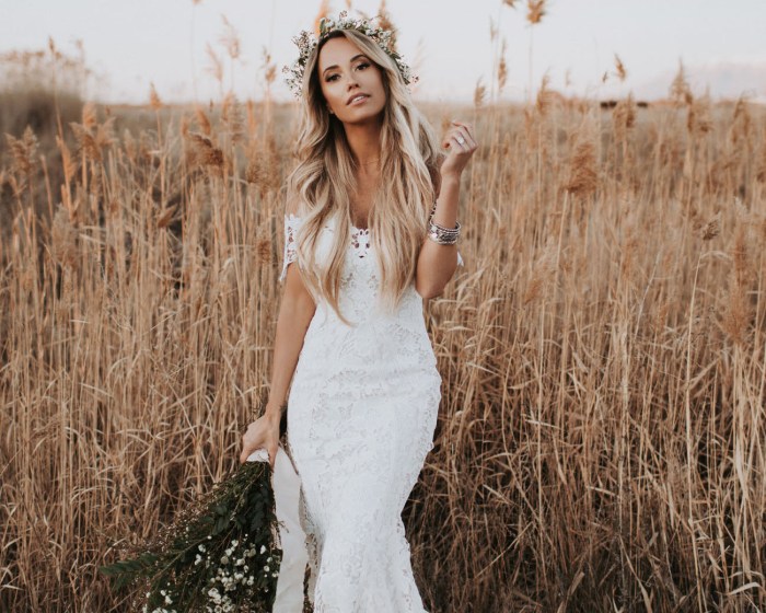 Rustic wedding dresses for guests