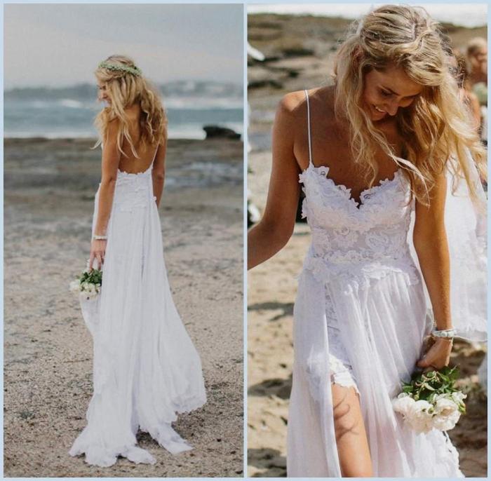 Beach casual wedding dress