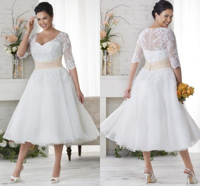 Plus size summer wedding dresses