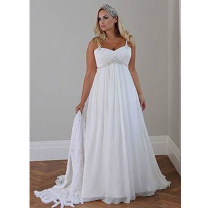 Plus size summer wedding dresses